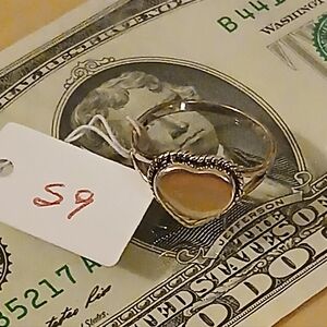 .925 Sterling Silver Heart Ring